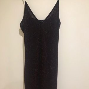 Red / Black Sparkle Dress